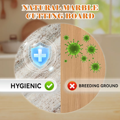 Koville round natural stone pastry board - Koville_Marble_Pastry_Board_-_round_D_280_T_12mm_Crystal_White_Wooden_6.jpg