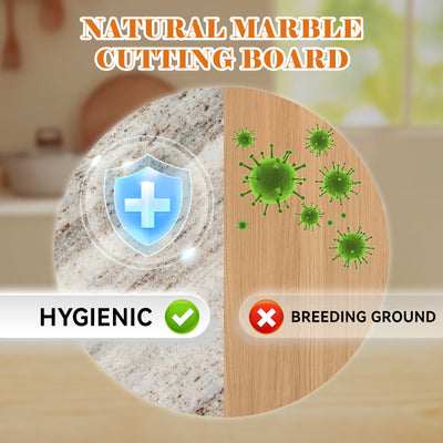 Koville round natural stone pastry board - Koville_Marble_Pastry_Board_-_round_D_280_T_12mm_Crystal_White_Wooden_6_1285744f-87c8-4495-95fe-ca1c6db89005.jpg