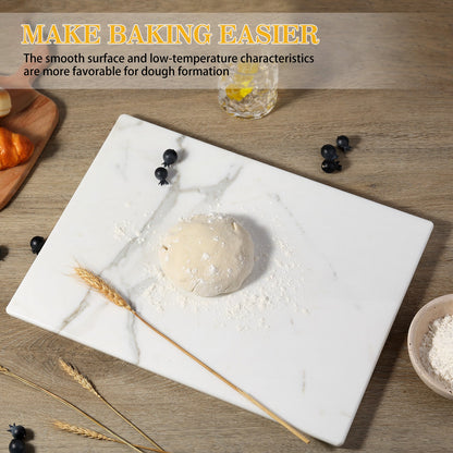 Koville natural stone pastry board in Arabescato