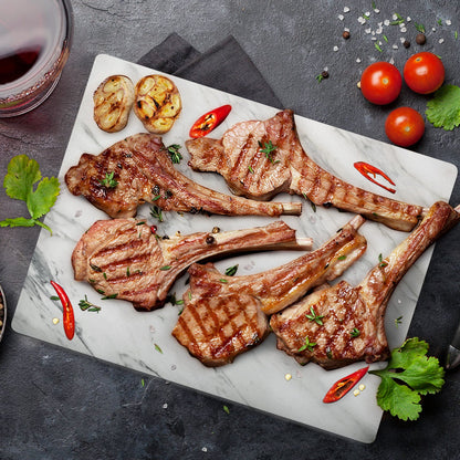 Koville natural stone pastry board in Arabescato