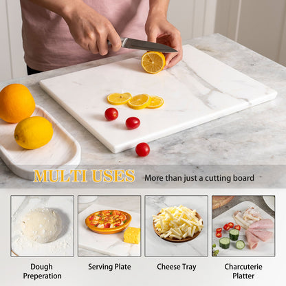 Koville natural stone pastry board in Arabescato