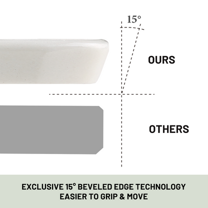 Koville natural stone pastry board in Arabescato