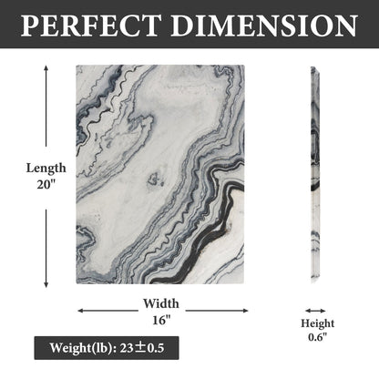 Koville natural stone pastry board in Monte Grigio