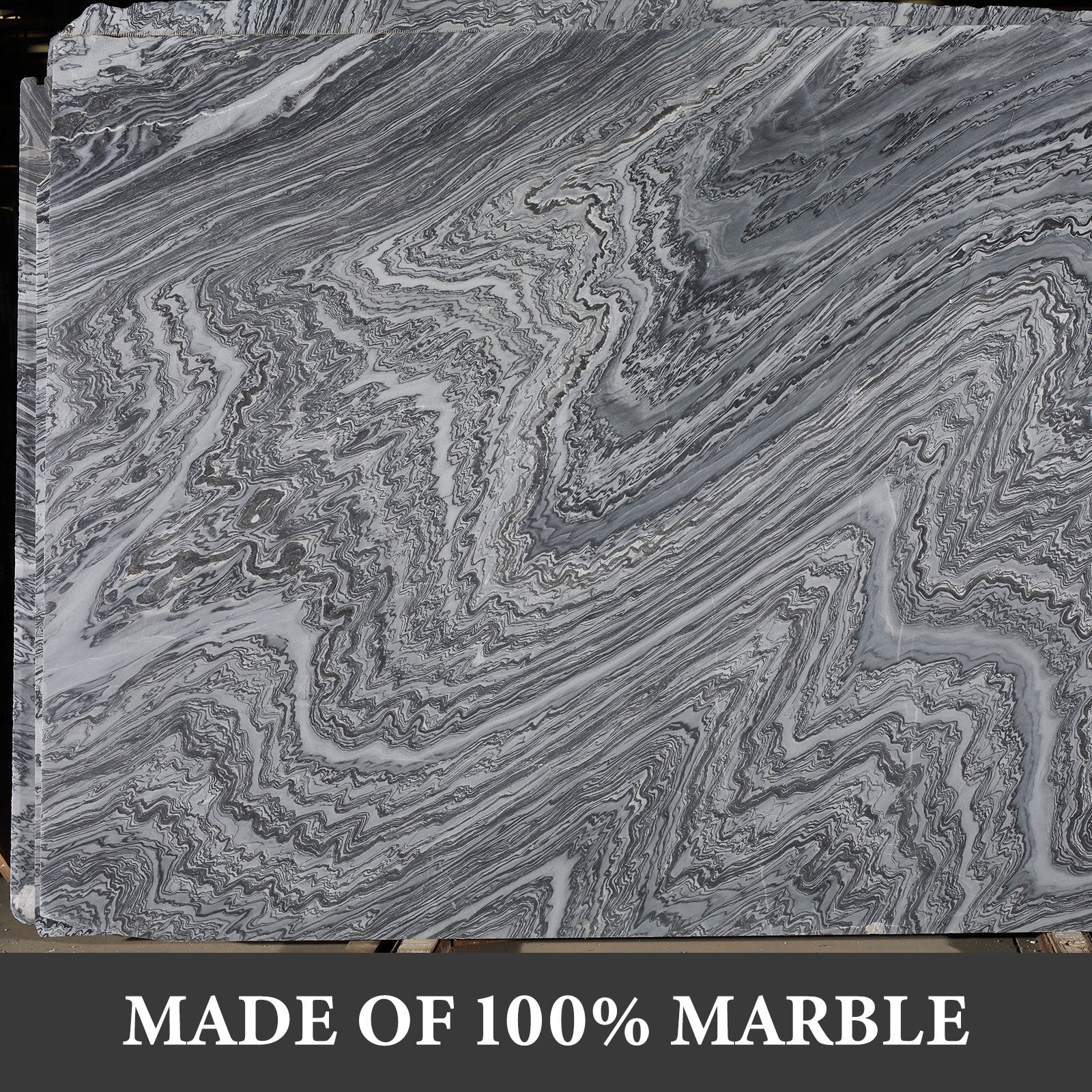 Koville natural stone pastry board in Monte Grigio