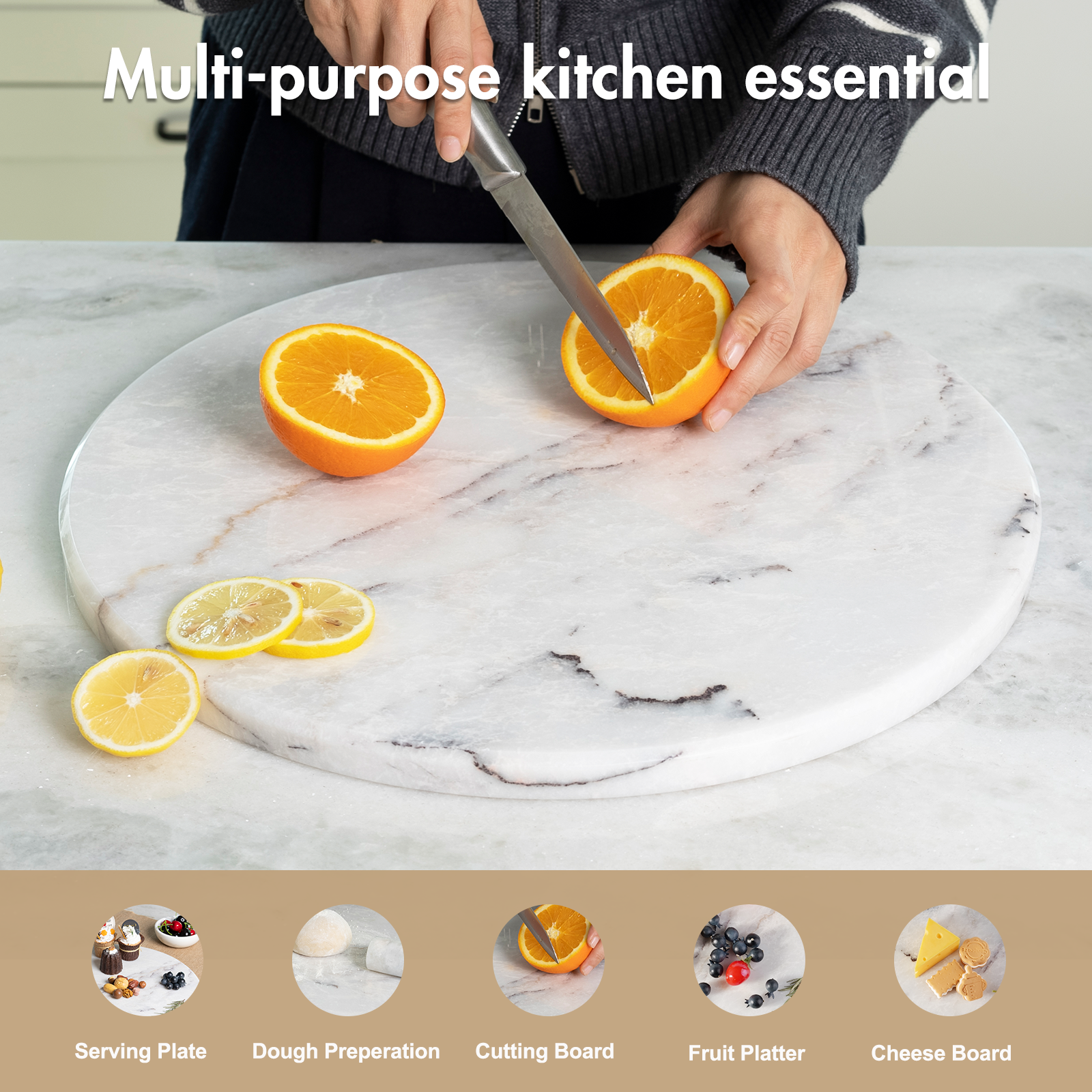 Koville round natural stone pastry board - Koville_Marble_Pastry_Board_-round_D_406_Milas_Lilac_5.png