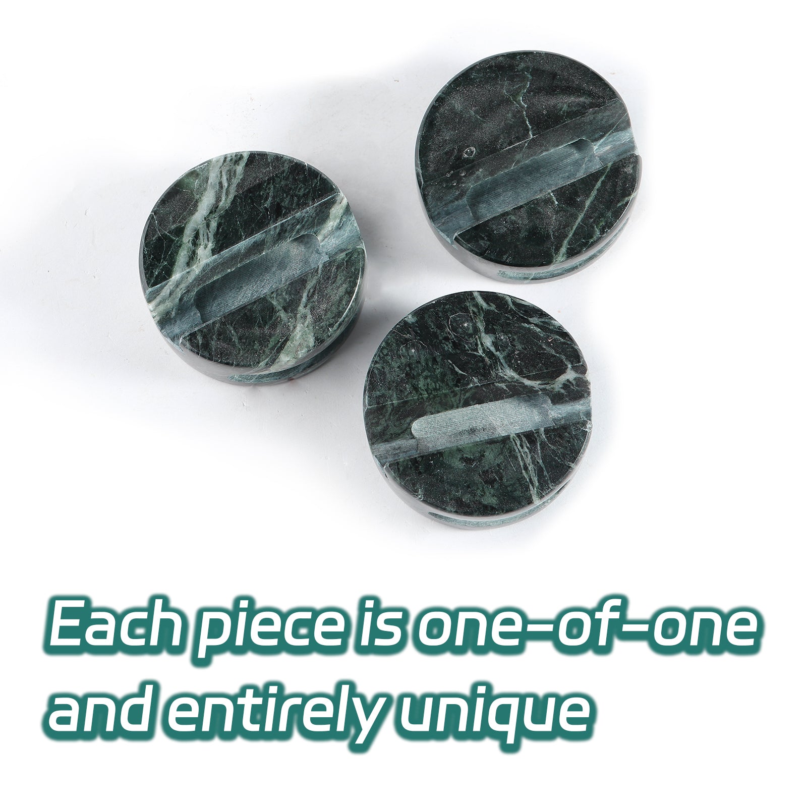 Koville Natural Stone Round Phone Holder for Desks - 90 in natural stone, product view 14