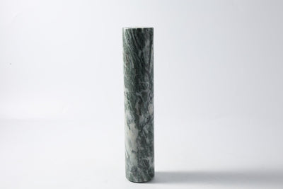 Koville Marble Rolling Pin with Wooden Rack, 9.8 in in natural stone
