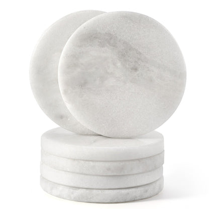 Koville Natural Stone Round Coaster Sets in Namib Fantasy, product view 38