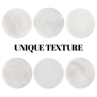 Koville Natural Stone Round Coaster Sets in Namib Fantasy, product view 39