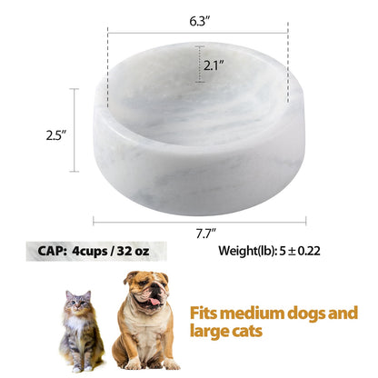 Koville natural stone pet bowl in Namib Fantasy