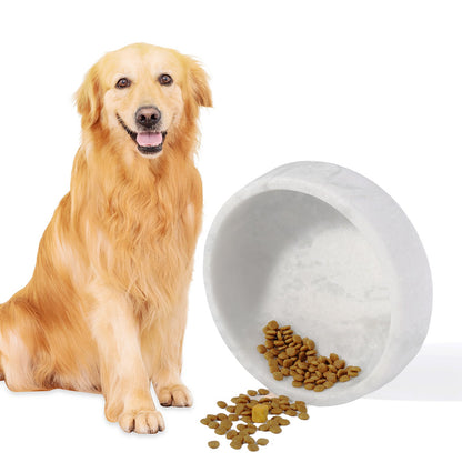 Koville natural stone pet bowl in Namib Fantasy