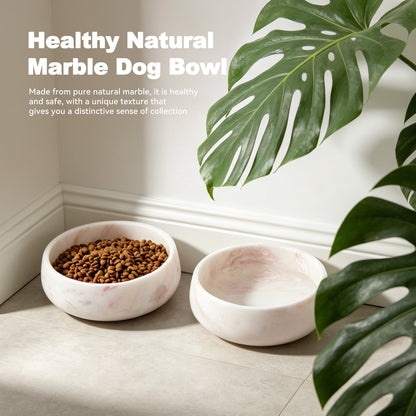 Koville natural stone pet bowl in Namibia Rose