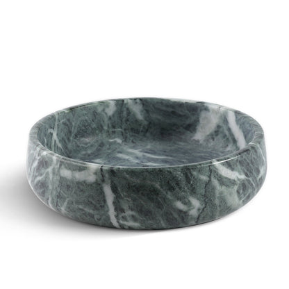 Koville natural stone pet bowl in Indian Green