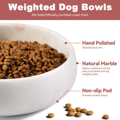 Koville natural stone pet bowl in Namibia Rose
