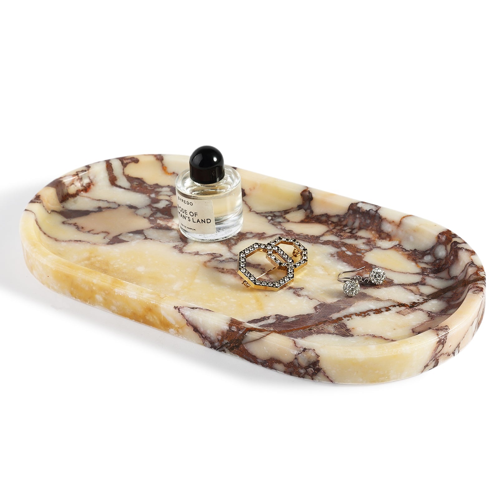 Koville natural stone runway storage tray, 250 x 125 mm