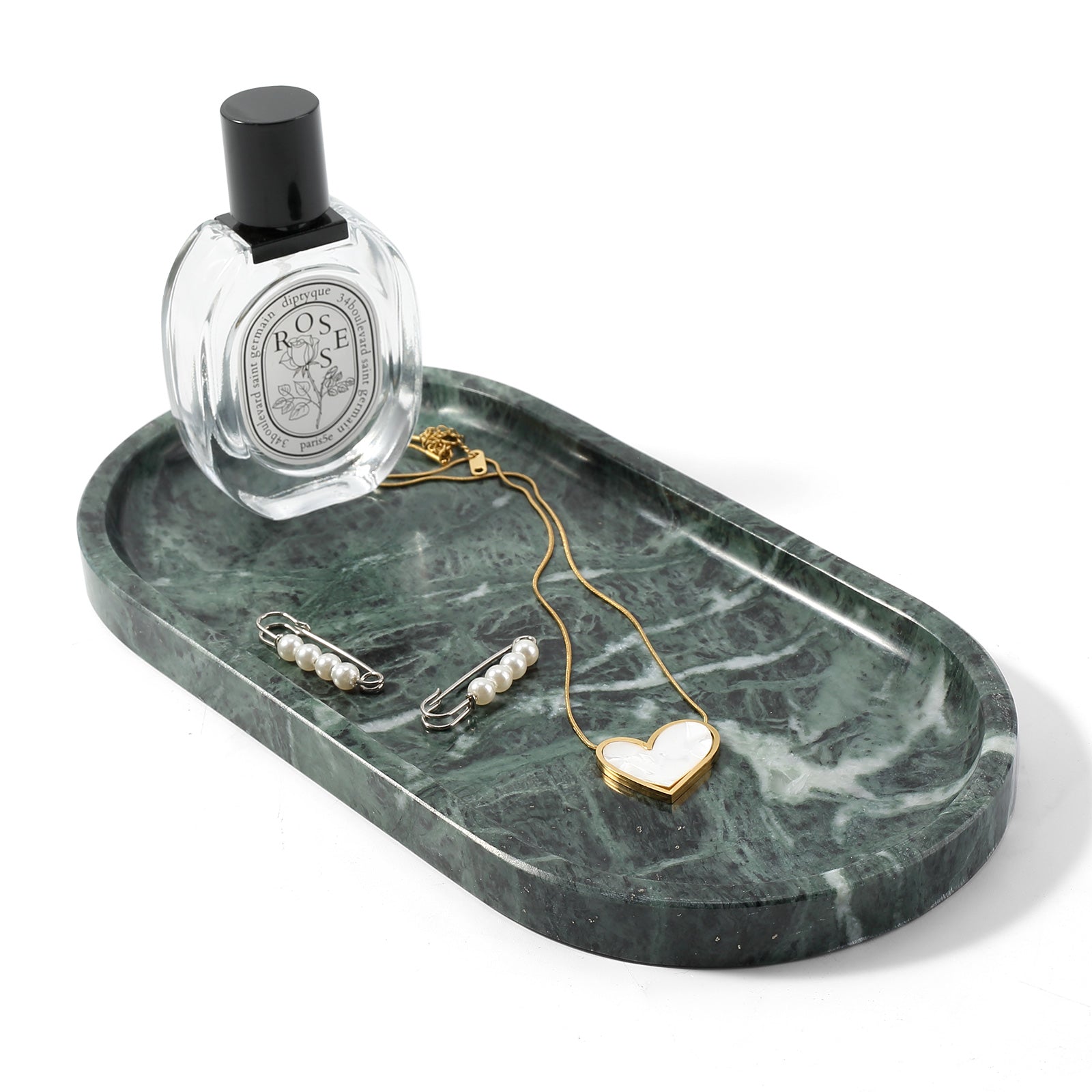 Koville natural stone runway storage tray, 250 x 125 mm