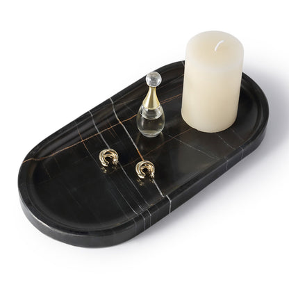 Koville natural stone runway storage tray, 250 x 125 mm