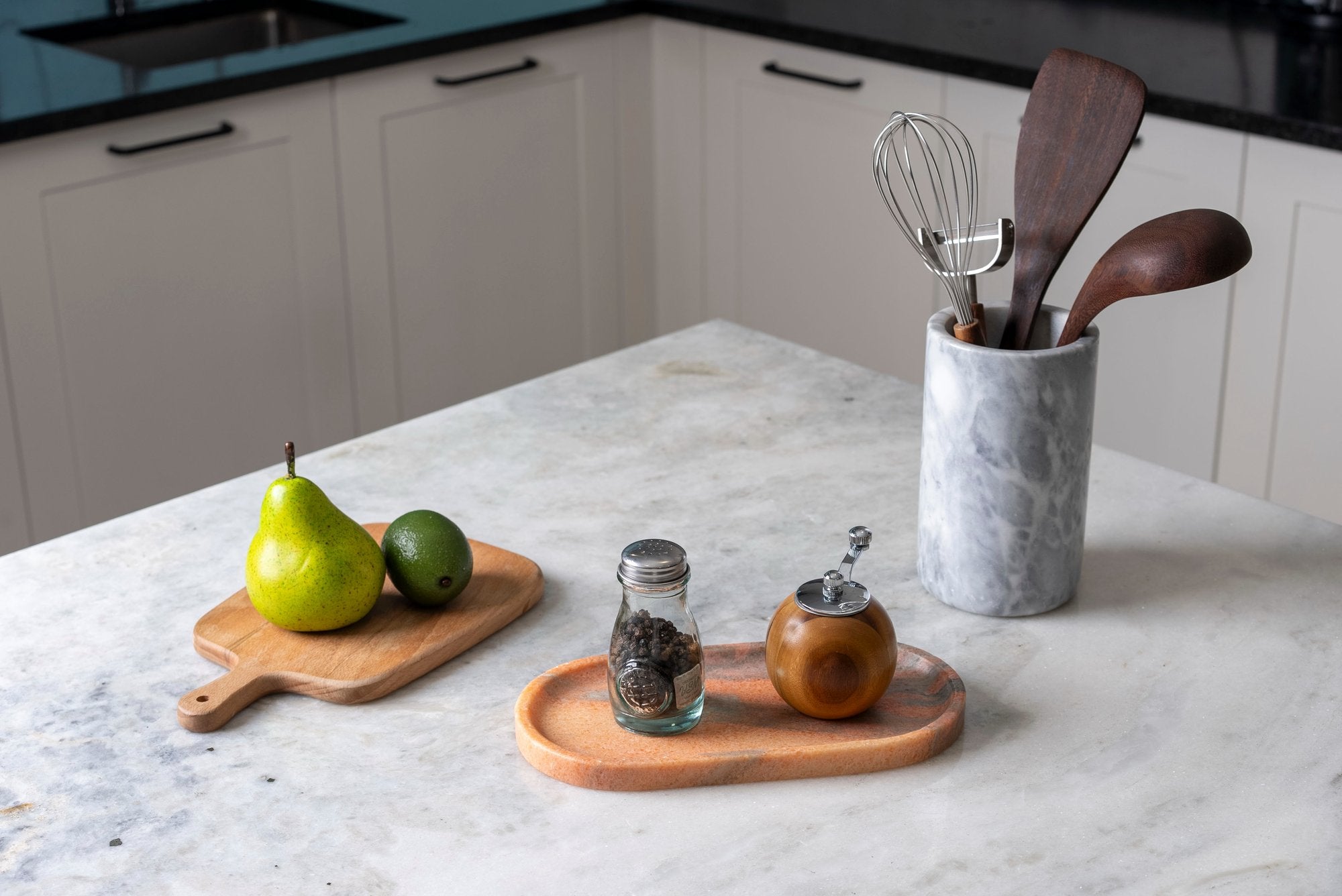 Koville natural stone runway storage tray, 250 x 125 mm
