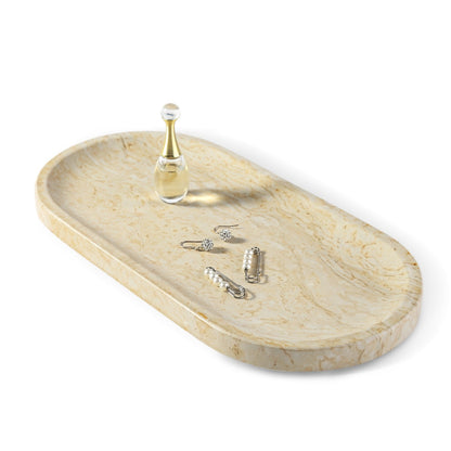 Koville natural stone runway storage tray, 305 x 152 mm