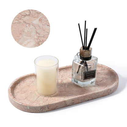 Koville natural stone runway storage tray, 305 x 152 mm