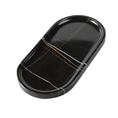Koville natural stone runway storage tray, 305 x 152 mm