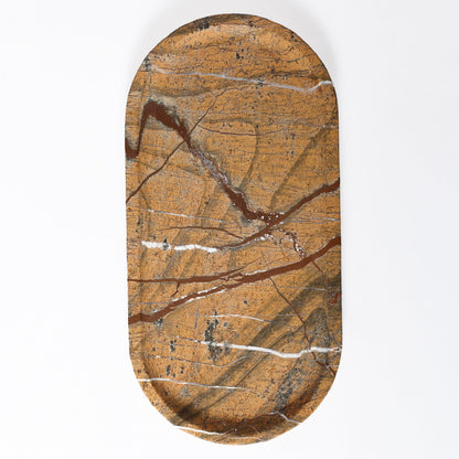 Koville natural stone runway storage tray, 305 x 152 mm