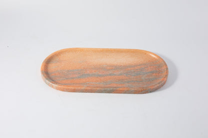 Koville natural stone runway storage tray, 305 x 152 mm