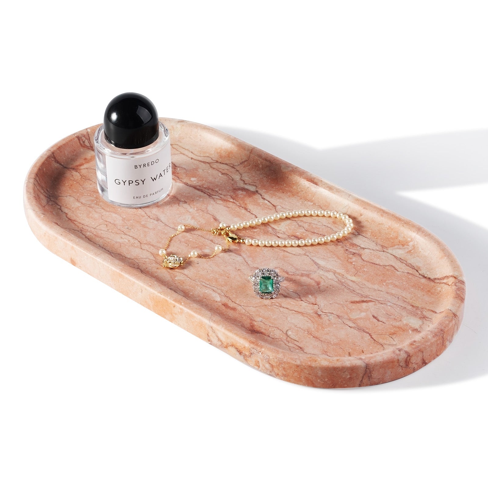 Koville natural stone runway storage tray, 305 x 152 mm