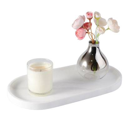 Koville natural stone runway storage tray, 305 x 152 mm