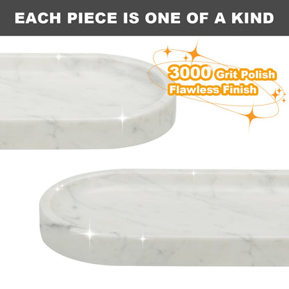 Koville natural stone runway storage tray, 305 x 152 mm