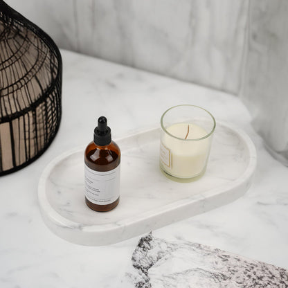 Koville natural stone runway storage tray, 305 x 152 mm