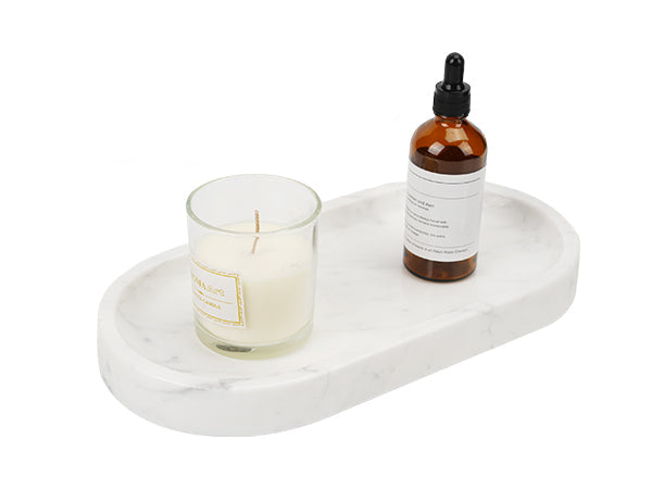 Koville natural stone runway storage tray, 305 x 152 mm