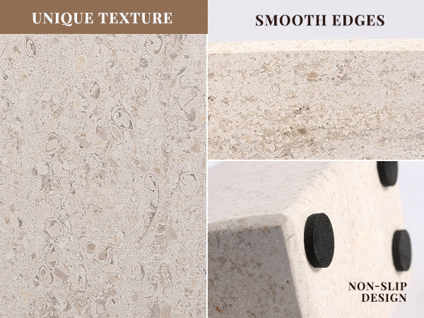 Koville Natural Stone Sailboat Bookend Set for Shelf Styling in Moca Cream Media - natural stone finish