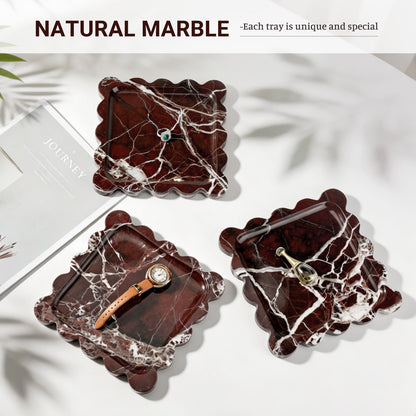 Koville Natural Stone Jewelry Trays in Rose Lepanto, product view 7