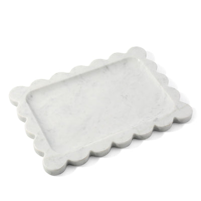 Koville Natural Stone Jewelry Trays in Bianco Carrara, product view 10