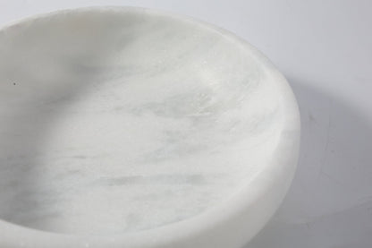 Koville square fruit plate for tabletop serving in Grigio Fantasy natural stone