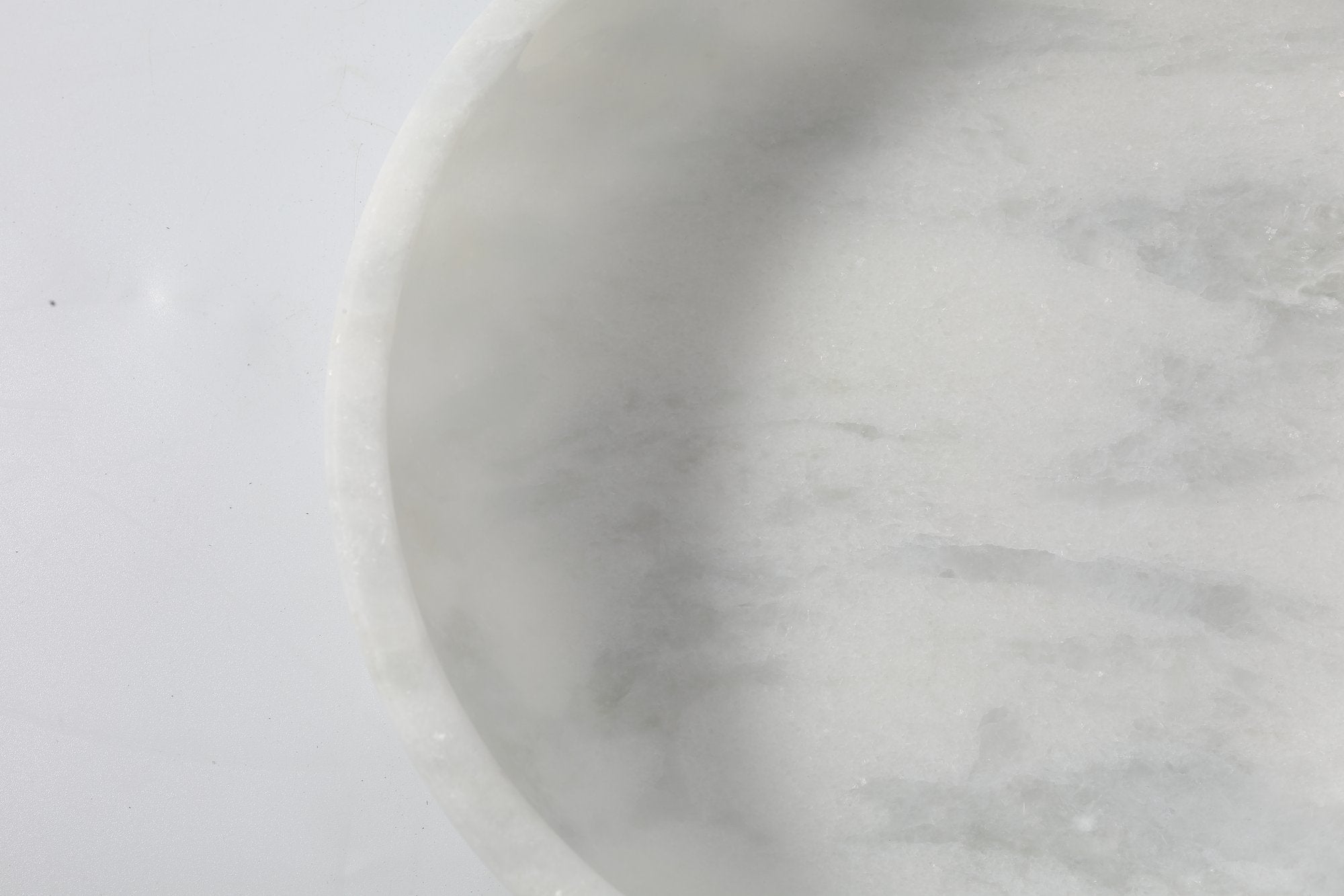Koville square fruit plate for tabletop serving in Grigio Fantasy natural stone