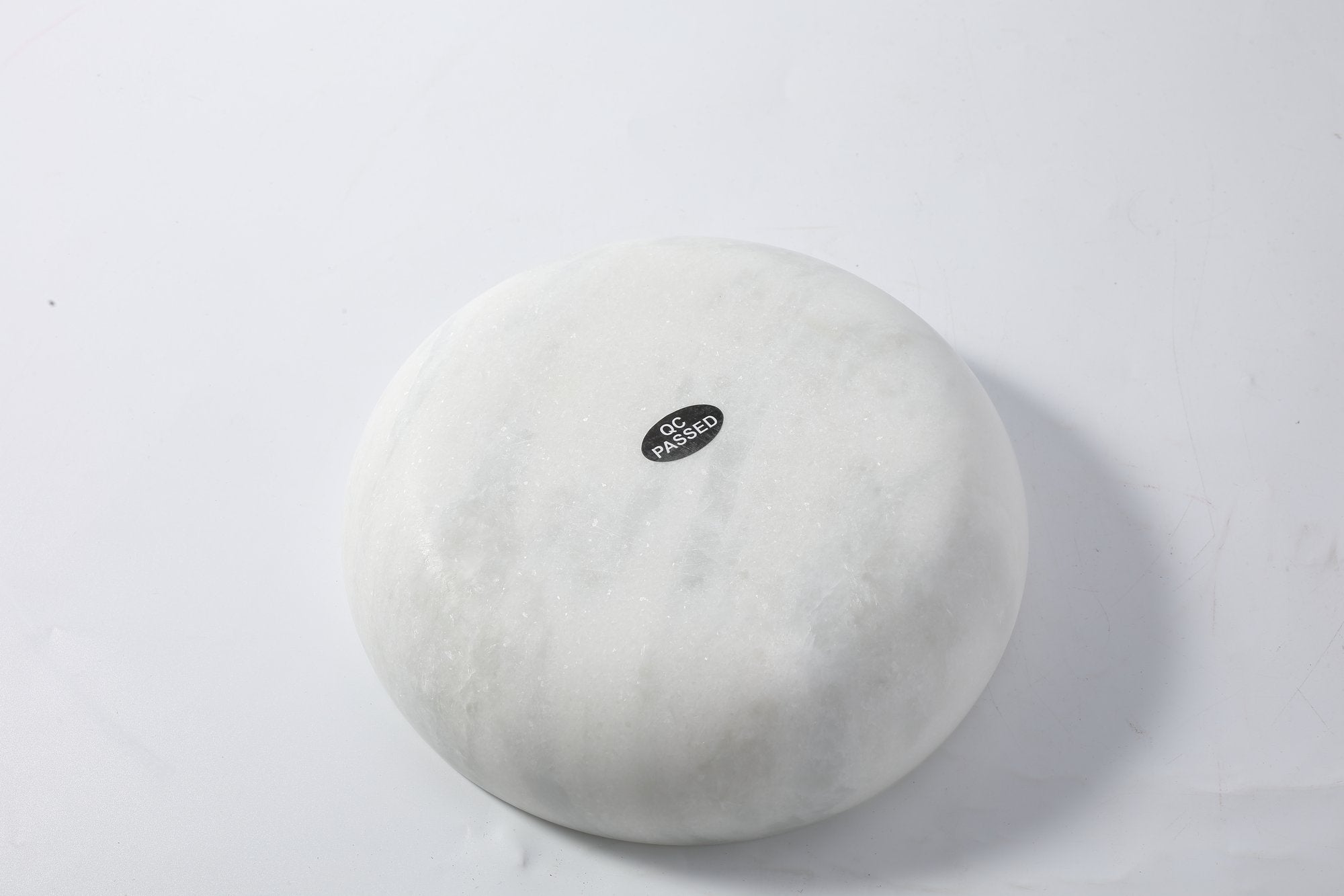 Koville square fruit plate for tabletop serving in Grigio Fantasy natural stone