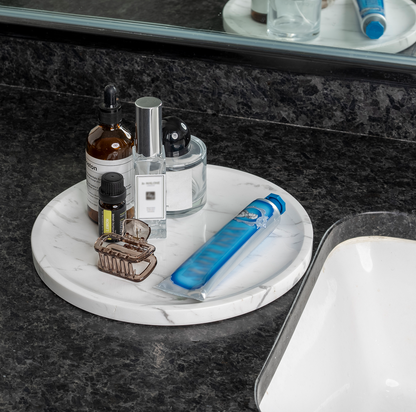 Koville round serving tray in multiple sizes for table styling