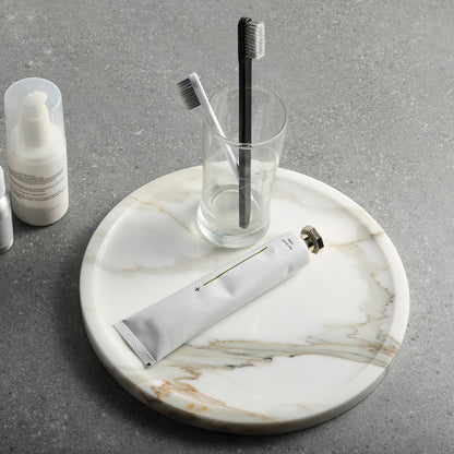Koville round serving tray in multiple sizes for table styling