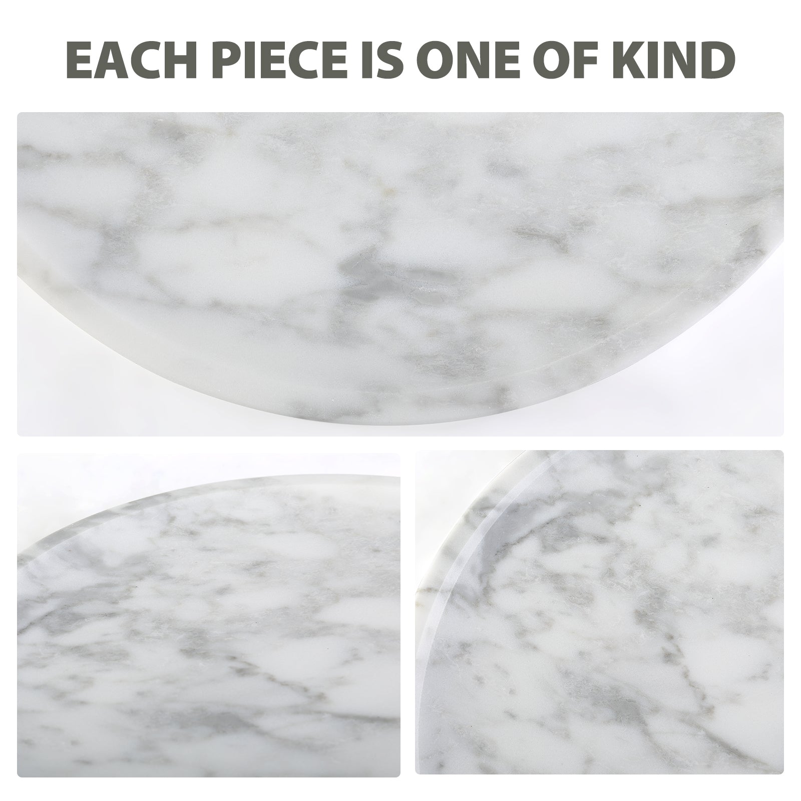 Koville round serving tray in multiple sizes for table styling