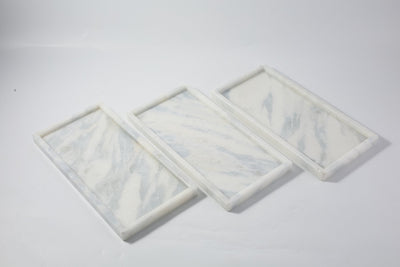 Koville Natural Stone Adhesive Edge Square Trays in Namib Sky, product view 20