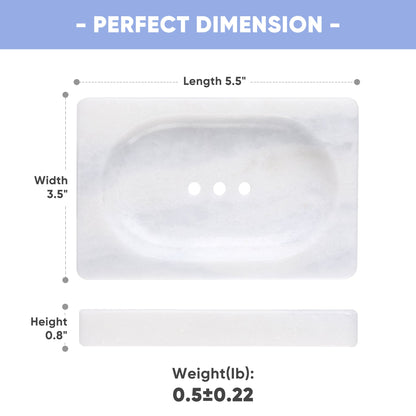 Koville gray soap dish in natural stone – view 6