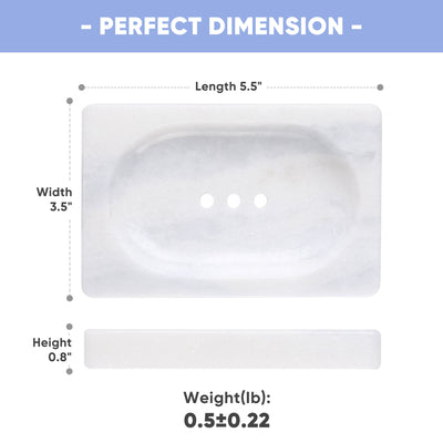 Koville Namib Fantasy marble square soap dish with oval inset with an oval recessed soap bed set into a square marble base for a bathroom vanity or shower ledge