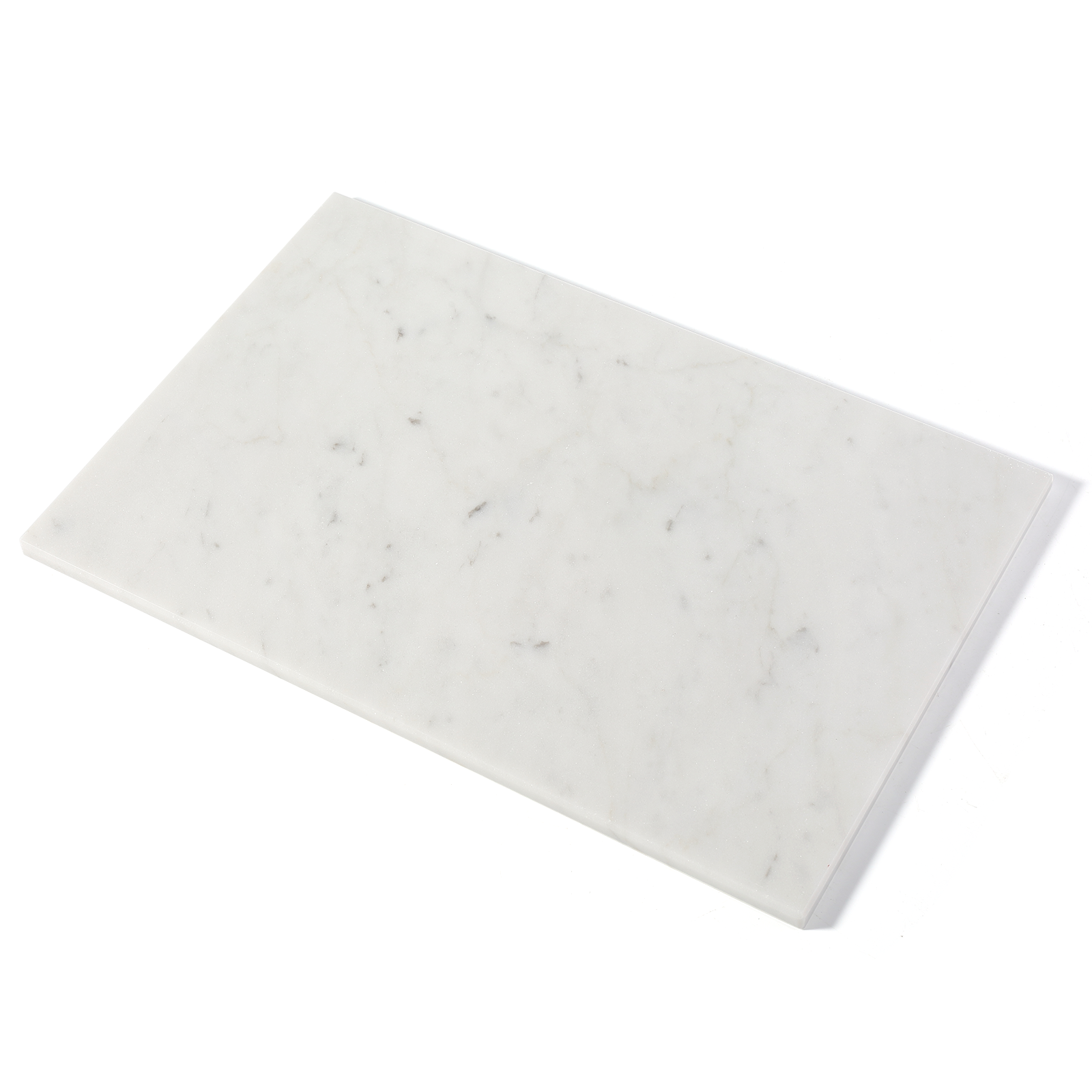 Koville Natural Stone Storage Tray in Bianco Carrara, 300 x 200 x 10 mm, product view