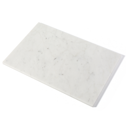 Koville Natural Stone Storage Tray in Bianco Carrara, 300 x 200 x 10 mm, product view
