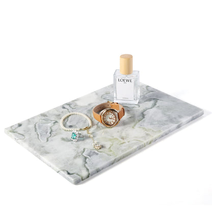 Koville Natural Stone Storage Tray in Bianco Palomino, 300 x 200 x 10 mm, product view