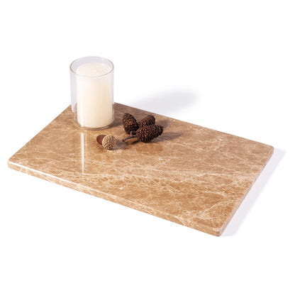 Koville natural stone storage tray in Light Emperador, 300 x 200 x 10 mm, product view