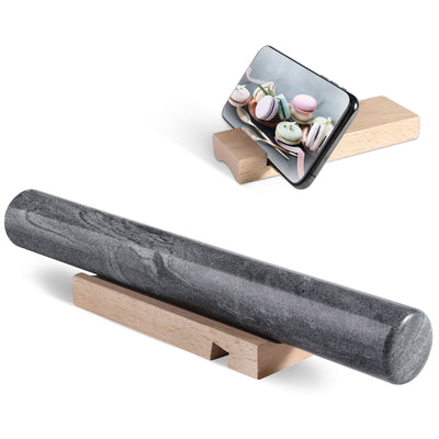 Koville marble french rolling pin in natural stone