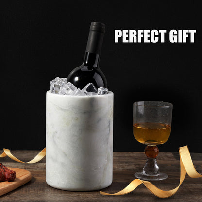 Koville Natural Stone Straight Wine Cooler in Bianco Palomino